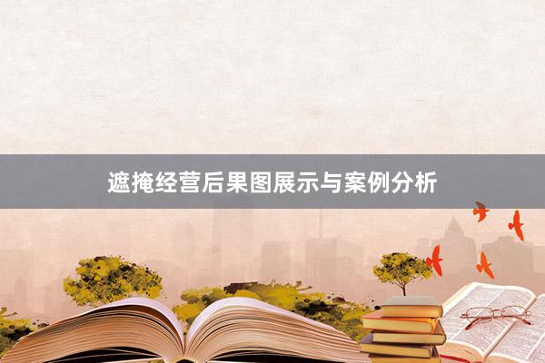 遮掩经营后果图展示与案例分析